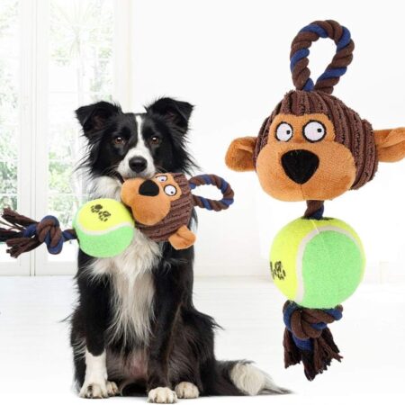 Emily Pets Corn Plush Squeaky Dog Toy