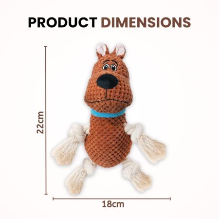 Foodie Puppies Scooby Plush Rope Toy